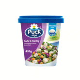 Puck Garlic & Parsley Cubed Feta Chees 430g